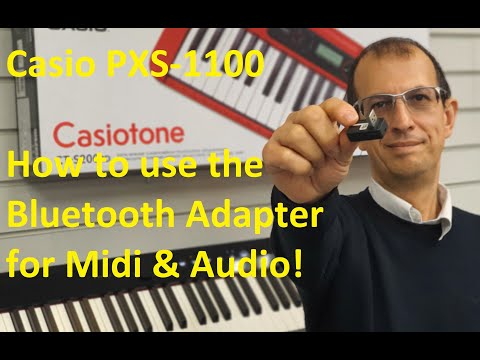 Видео: Цифровое пианино Casio PXS-1100 | Как использовать Bluetooth-адаптер | Rimmers Music