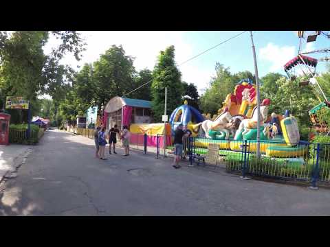 Видео: Город Днепр 516 Парк Лазаря Глобы Прогулка Dnipro City Central Park Walking