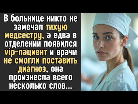 Видео: Тихая МЕДСЕСТРА потрясла всю клинику... Заведующий уже хотел выгнать её из больницы, а едва она...