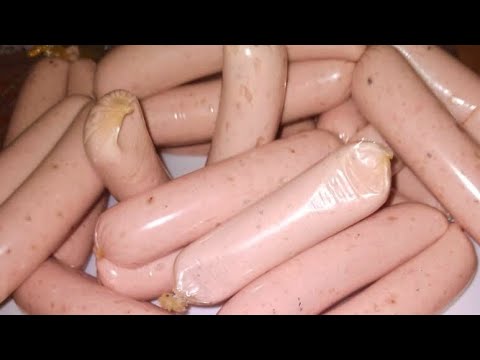 Видео: ИЗ 1 КГ МЯСА -1.3 КГ СЛИВОЧНЫХ СОСИСОК ЗА 1 ЧАС !! ВОЗМОЖНО?? ДА )