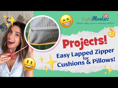 Видео: Чехол для подушки/подушки с застежкой-молнией Easy Lapped!