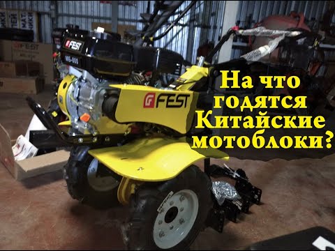 Видео: Вот почему китайские мотоблоки самые дешевые. Fest МБ 800 и Кама МБ 7.0