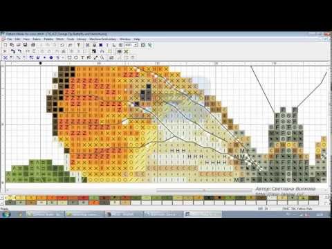 Видео: Pattern Maker v4 Pro - вышивка с экрана монитора