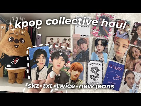 Видео: распаковка kpop карт и мерча stray kids, txt, twice, newjeans | kpop haul ep.13 🐰