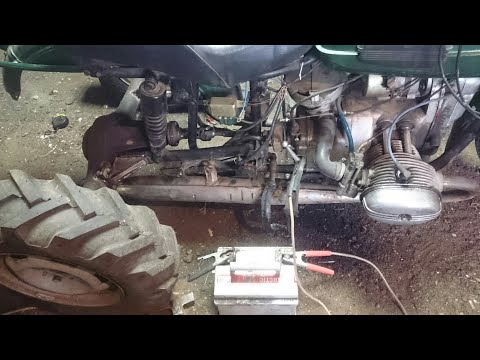 Видео: Из Урала минитрактор трансмиссия