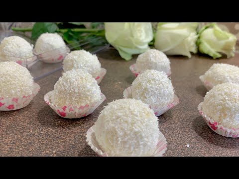 Видео: Домашни бонбони Рафаело / Домашние конфеты Рафаэлло
