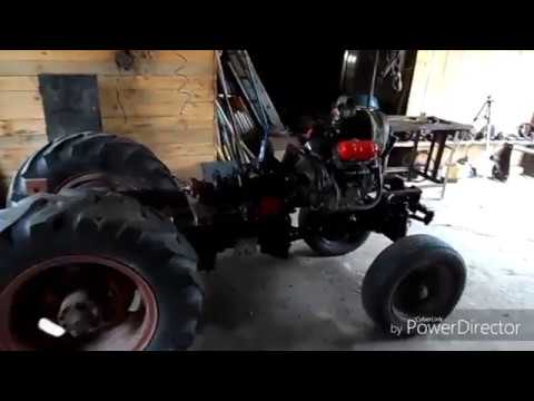 Видео: САМОДЕЛЬНЫЙ МИНИ ТРАКТОР С ДВИЖКОМ ОТ ЗАЗ СБОРКА ТРАНСМИССИИ