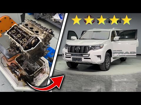 Видео: Восстановленный Toyota Prado 2012 года.