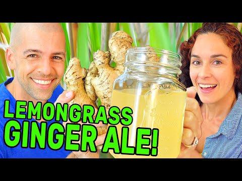 Видео: Приготовление имбирного эля с лемонграссом (домашняя газировка с имбирным жучком)