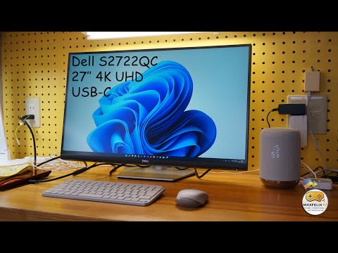 Видео: DELL S2722QC. Монітор для роботи та як універсальний. 4К, 27", підключення по USB-C з PD.