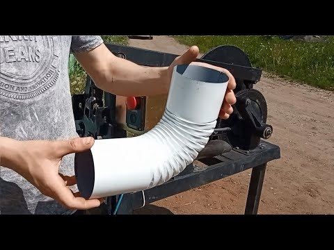 Видео: станок для гибки гофро колен