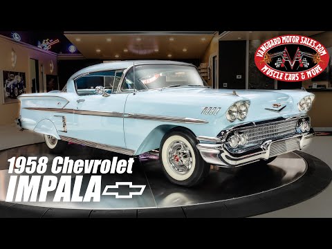 Видео: Chevrolet Impala 1958 года выпуска продаётся в Vanguard Motor Sales #9596
