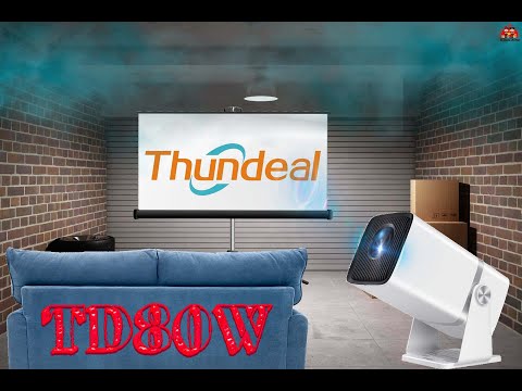 Видео: Как выглядит проекция ThundeaL TD80W?