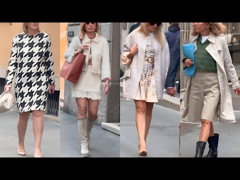 Видео: Вдохновляющие образы от Stylish Milanese 👠🇮🇹 Уличный стиль осени 2025 года