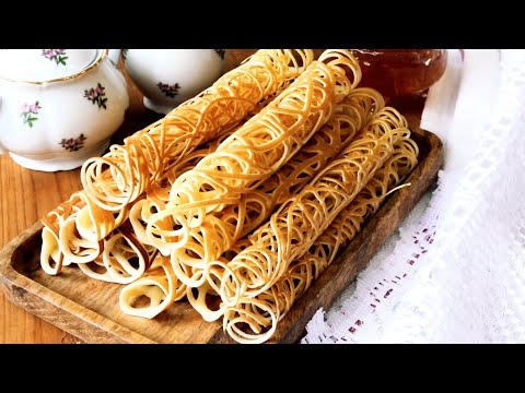 Видео: Блинчики «Паутинки». Сама нежность и красота.