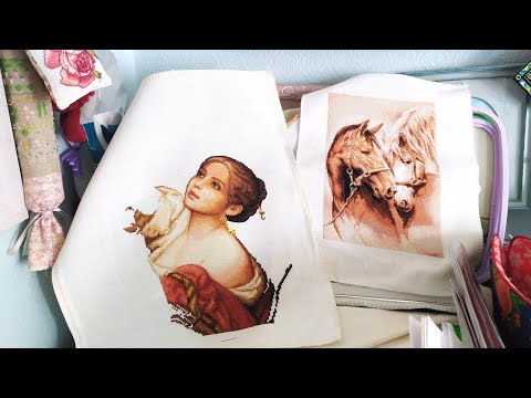 Видео: Моя вышивка 15 апреля - 5 мая 2024