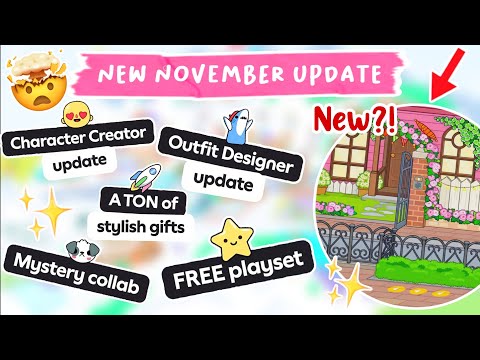 Видео: Toca Life World: НОВОЕ ОБНОВЛЕНИЕ ЗА НОЯБРЬ УЖЕ ВЫШЛО?! | ОБНОВЛЕНИЕ TOCA BOCA