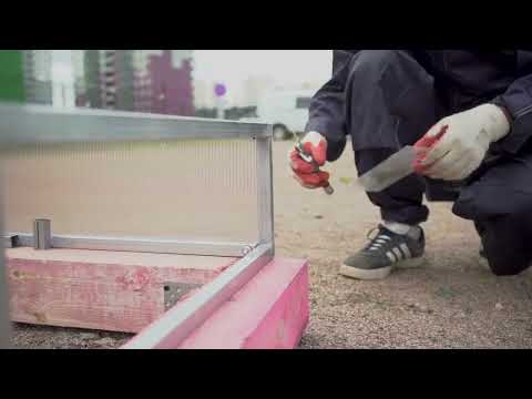 Видео: Сборка парника  Хлебница, длина 2 метра  (Теплица-СПб).