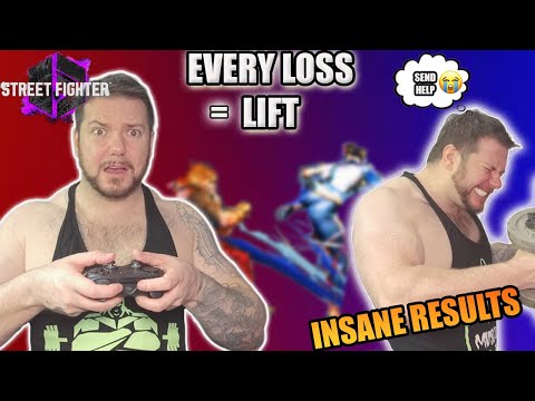 Видео: Я поднимаю каждый раз, когда проигрываю в Street Fighter (ОТПРАВИТЬ ПОМОЩЬ) | Фитнес-челлендж SF6