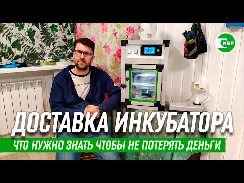 Видео: Доставка инкубатора NBF, нюансы.
