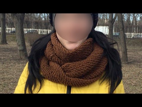 Видео: Как связать шарф снуд спицами