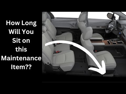 Видео: Фильтры охлаждения гибридной батареи Toyota Sienna (как их чистить)