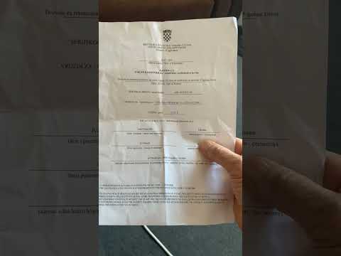 Видео: Разрешение для рыбалки в Хорватии.