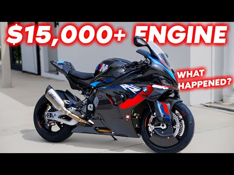 Видео: СЕРЬЕЗНАЯ поломка двигателя на нашем M1000RR и ОТКАЗ в гарантии от BMW...