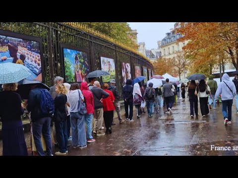 Видео: Париж в субботу 20 сентября 2025
