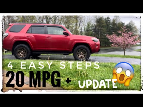 Видео: 20 миль на галлон на Toyota 4Runner. Да, это возможно! 4 простых шага