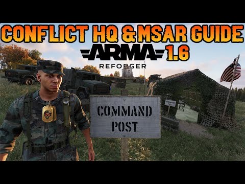 Видео: ARMA REFORGER 1.6 | РАЗБОР ШТАБА-КОНФЛИКТ И РУКОВОДСТВО ПО MSAR (для новых игроков)