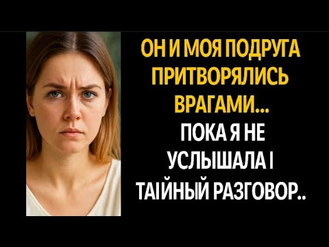 Видео: Он и моя подруга притворялись врагами… пока я не услышала их тайный разговор