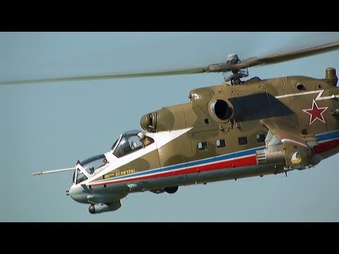 Видео: Ми-24 Монино 2007