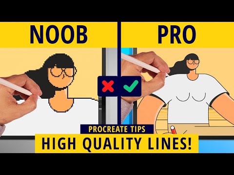 Видео: Почему ваши линии выглядят плохо в Procreate — и это не то, что вы думаете (советы Procreate)