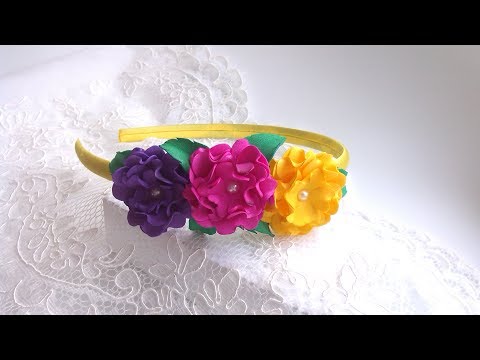 Видео: DIY Цветочный ободок