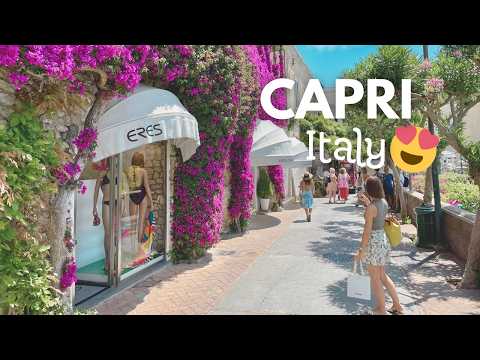 Видео: Капри, Италия 🇮🇹 😍 Самый элегантный и роскошный остров 🌺 Пешеходная экскурсия 4K HDR