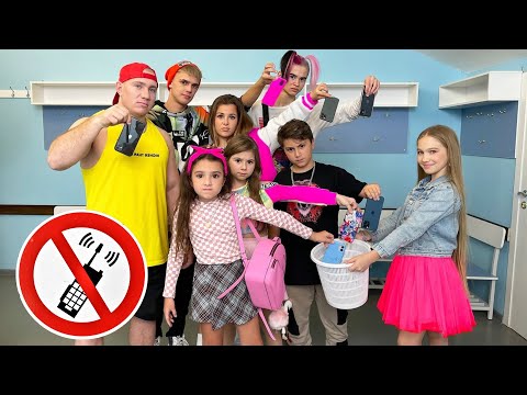 Видео: Kamil и Milana НЕ МОГУ ДА КОМУНИКУЈУ! 😱📵 Телефони забрањени у школи | KiKiDo Campus Serbian