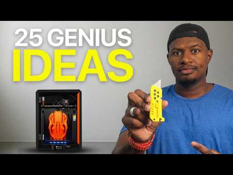 Видео: 25+ полезных 3D-принтов для новичков, которые стоит попробовать