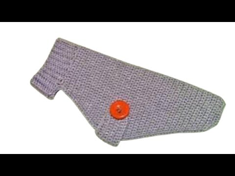 Видео: КАК СДЕЛАТЬ ОЧЕНЬ ПРОСТОЙ (СОБАКА-КОТ) СВИТЕР КРЮЧКОМ? наряд для домашних животных
