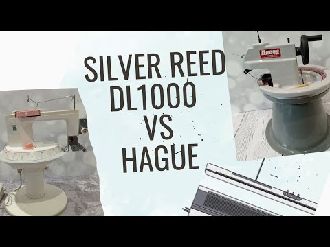 Видео: Обзор кеттельных машин // Silver reed vs Hague