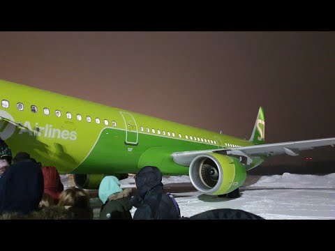 Видео: Перелёт Москва - Новосибирск, Airbus A321-200 S7 Airlines