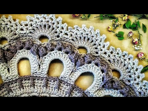 Видео: ВЯЖЕМ КОВЕР  (1 часть)