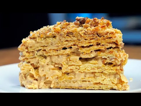 Видео: ТАКОЙ НАПОЛЕОН НЕ КАЖДЫЙ ПРОБОВАЛ | Карамельный с орехами