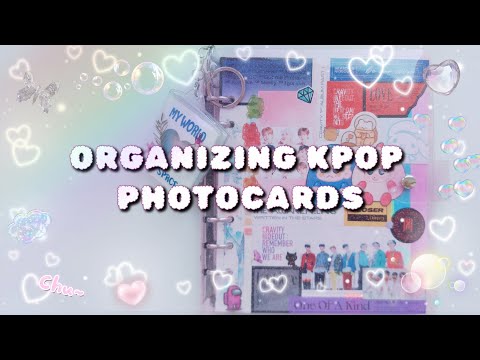 Видео: Организация k-pop биндера №1 | MONSTA X IVE CRAVITY JEONG SEWOON