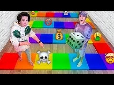 Видео: Огромная настольная игра, дойди до финиша чтобы выжить 1 и 2 часть