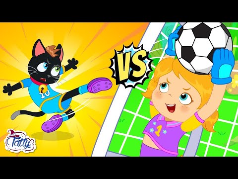 Видео: Фудбал и бицикли. Мала вештица Тати и њене другарице се баве спортом| Магични штапић за децу