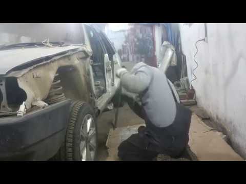 Видео: Восстановление 2109. Часть 4. замена левого порога и задей арки