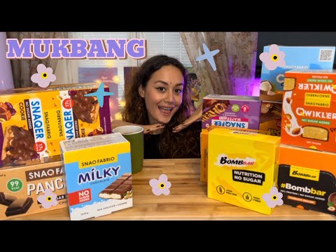 Видео: MUKBANG ОБЗОР СЛАДОСТЕЙ БЕЗ САХАРА 😱 BOMBBAR 🤩 ПАНКЕЙКИ 🥞 ВАФЛИ 🧇 ШОКОЛАД 🍫