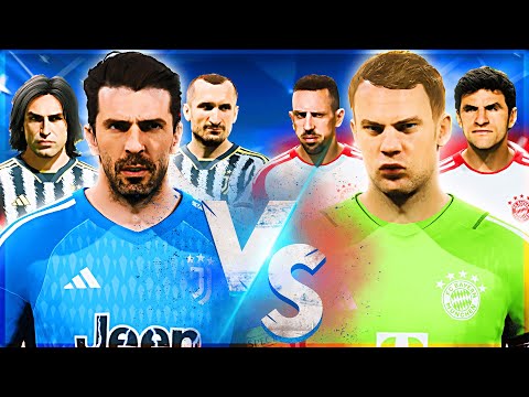 Видео: БУФФОН VS НОЙЕР | ПРОТИВОСТОЯНИЕ КОМАНД | ЭКСПЕРИМЕНТ FC 24