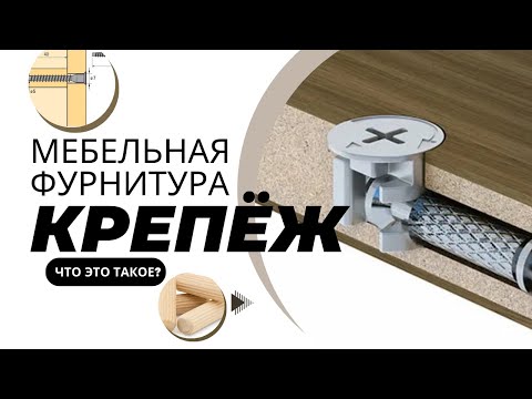 Видео: Что такое мебельный крепеж? Как и на что собирается мебель и кухня?